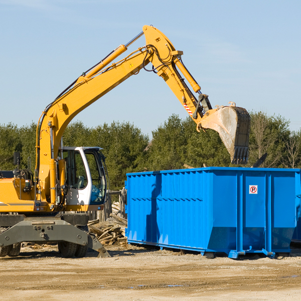 what are the rental fees for a residential dumpster in Georgetown